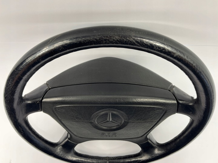 фото №12, Руль кожаный руль подушка кожа mercedes w124 r129 w140