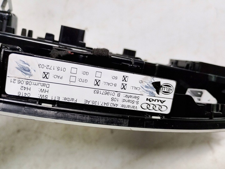 фото №8, Audi лампа потолок 4k0947135ae европа