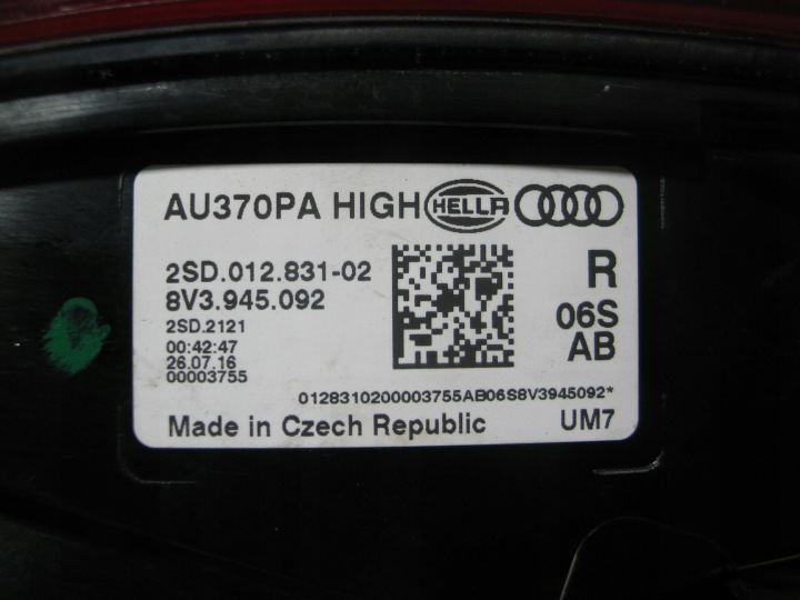 фото №14, Фара зад задняя audi a3 8v 8v3 8v3945092 led