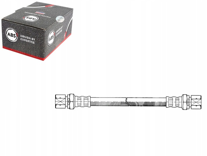 фото №1, A.b.s. шланг гальмівний daewoo lanos 1.4 клітка