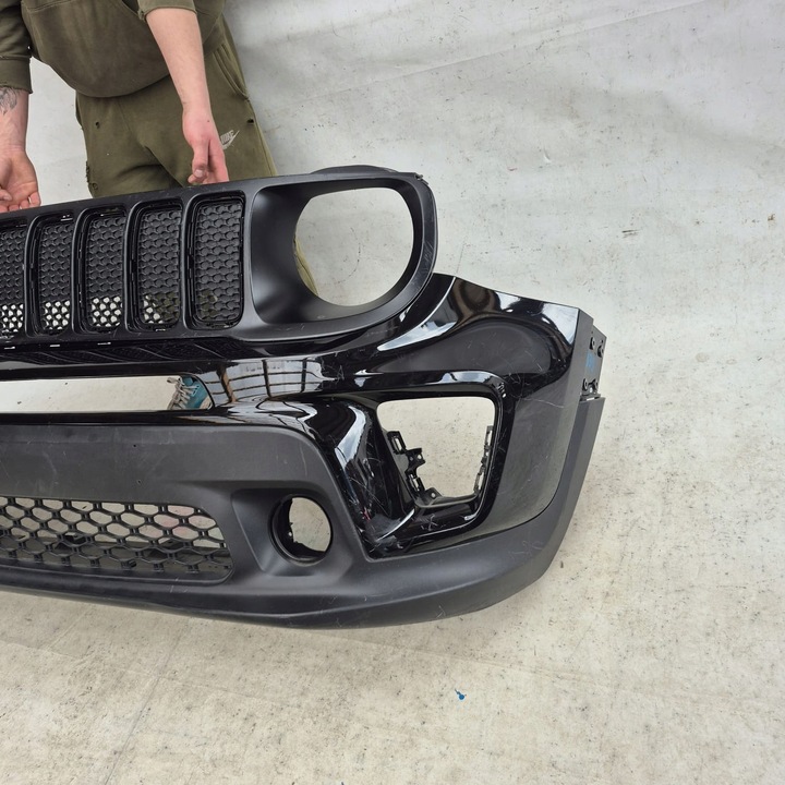 фото №7, Jeep renegade рестайлінг 2018- бампер перед переднє решітка радіатора 52100413