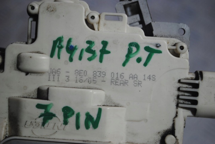 фото №5, Замок дверь правая зад 7 pin 8e0839016aa audi a4 b7