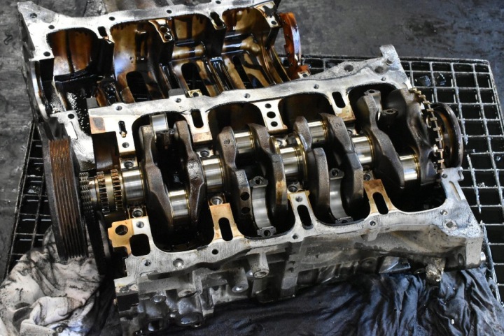 фото №8, Blok низ двигуна вал 4b10 mitsubishi lancer 8 viii 1.8 mivec 143 km 07-16
