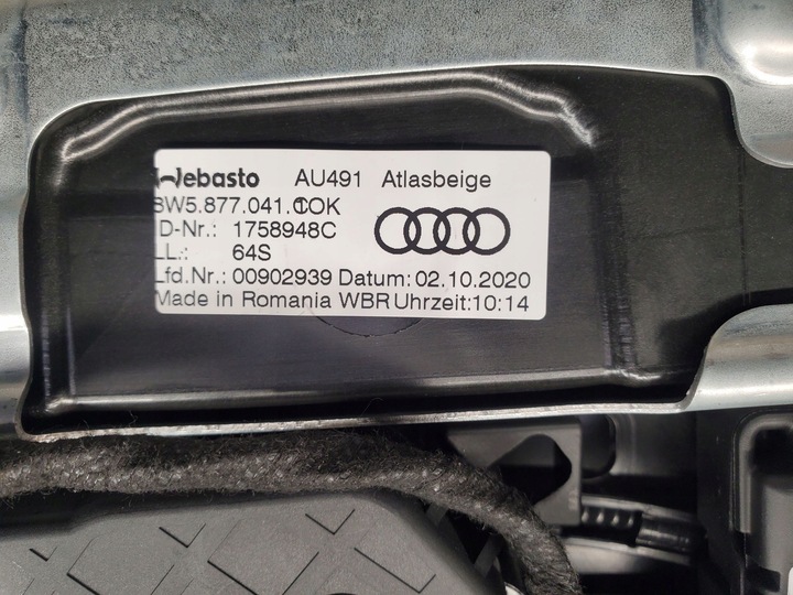 фото №9, Audi a4 s4 b9 8w 8w5877041 люки