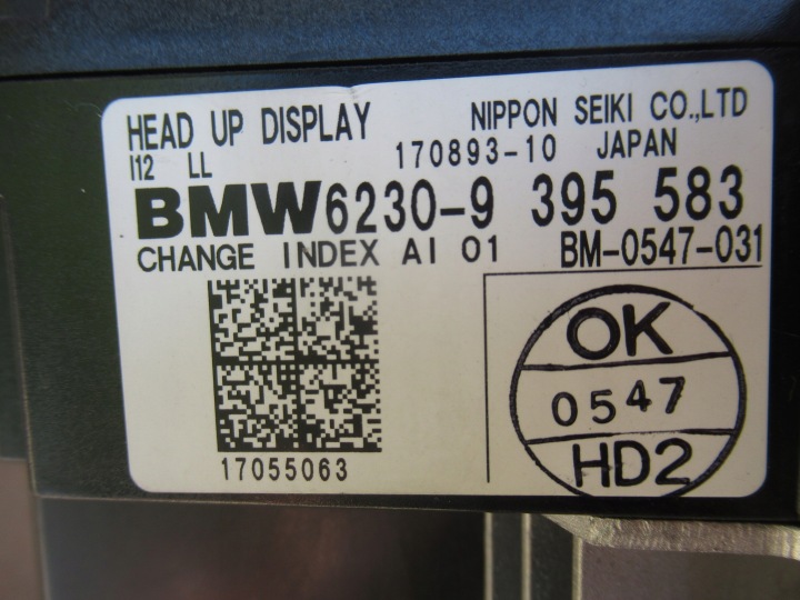 фото №8, Bmw i8 i12 i15 head up дисплей проекционный дисплей 9395583