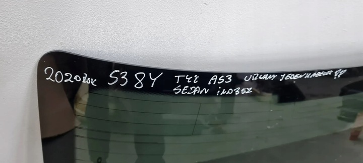 фото №9, S3 8y a3 скло кузовна зад задня sedan 20r as3 8y5845501a