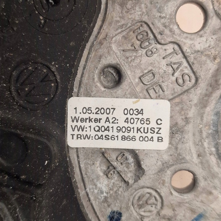 фото №8, Оригінальна триспицевий кермо vw golf 5 jetta eos 1q0419091