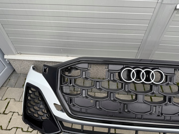 фото №12, Бампер переднее audi q8 ii 4m8 рестайлинг 24 s-line чёрный решётка радиатора решётки 6xpdc