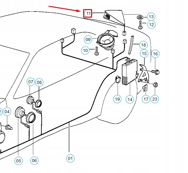 фото №10, Bmw 3 compact e36 захист динаміка заднього лівого 65138361601