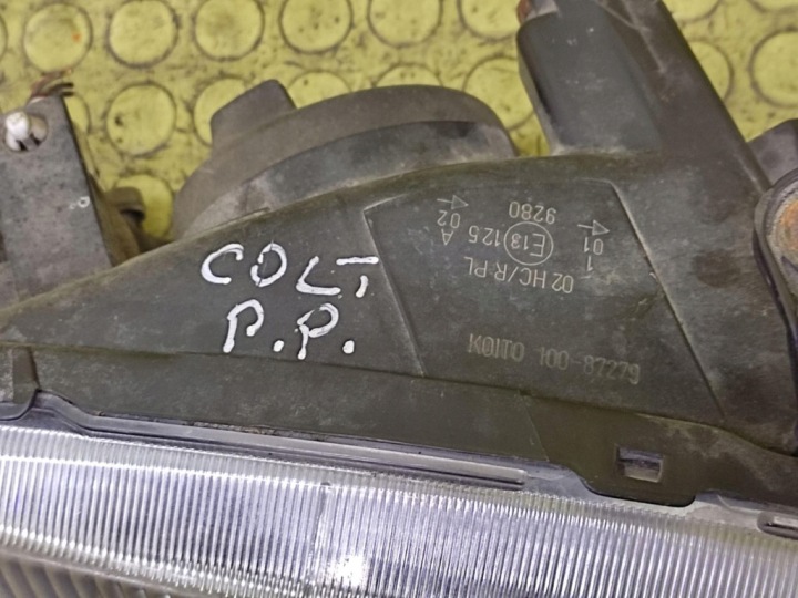 фото №10, Mitsubishi colt v фара передняя правое перед 10087279