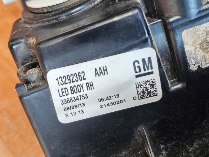 фото №12, Фара правое зад задняя правая ! led ! w крыло opel zafira c 13292362