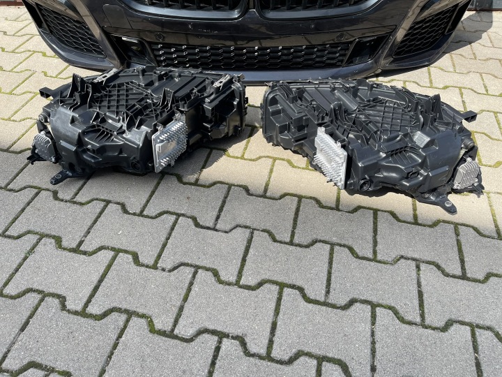 фото №8, Bmw 7 g11 g12 lci рестайлинг бампер pas усилитель радиатор лампы laser fv