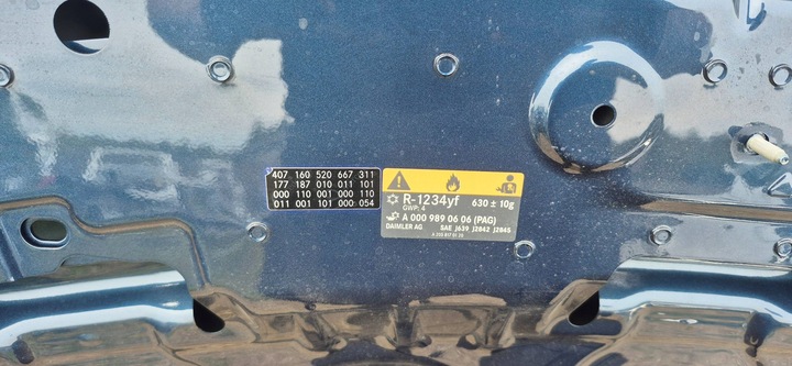 фото №7, Mercedes a класс w177 капот крышка двигателя лак 667