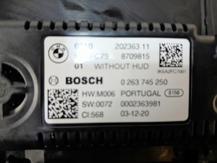 фото №5, Bmw 5 g30 g31 fl 2.0 d спидометр дисплей 8709815