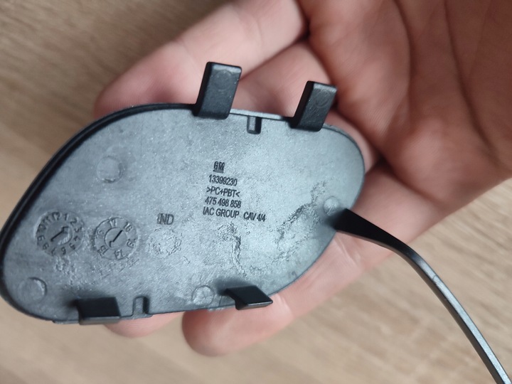 фото №4, Заглушка бампера фаркоп перед corsa e 13399230