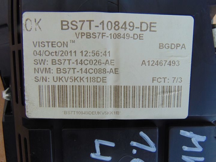 фото №11, Спидометр ford s-max рестайлинг mondeo mk4 рестайлинг galaxy mk3 рестайлинг англичанин uk