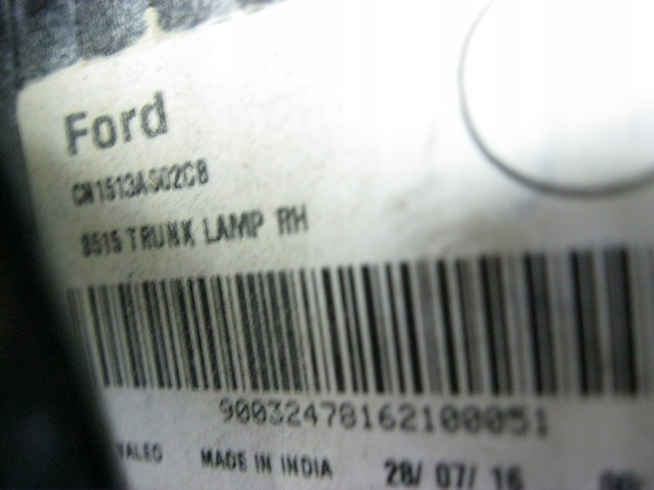 фото №7, Лампа зад правая ford ecosport ручка cn15n224