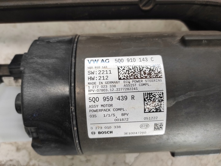 фото №7, Vw passat b8 14- трансмісія рейка рульового управління 3q1423050af