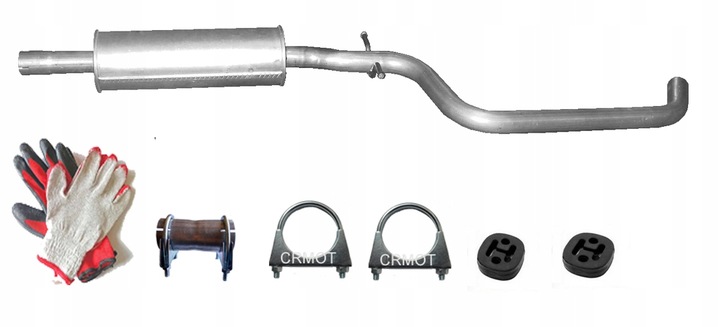 фото №1, Volkswagen golf v plus 2.0d / golf v 2.0 d 100-103kw глушитель средний