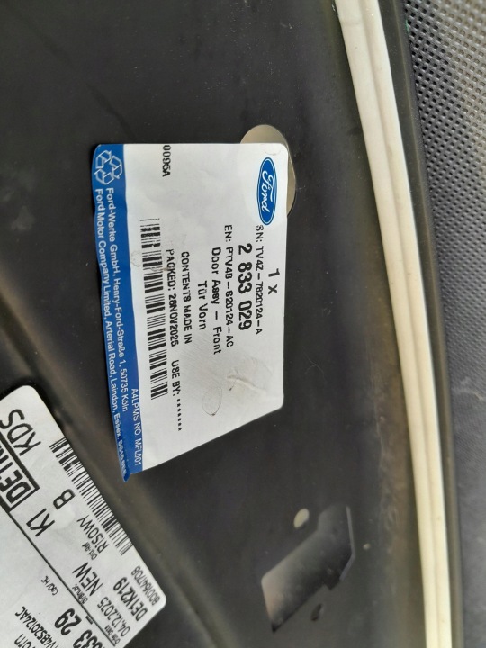 фото №11, Ford kuga mk3 20- дверь перед передние правое оригинал