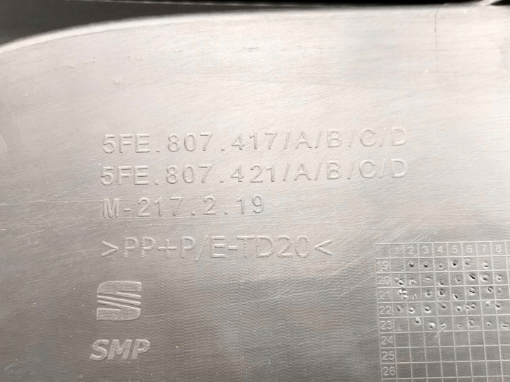 фото №16, Бампер обшивка зад заднє seat leon iv 5fe807417 новий org