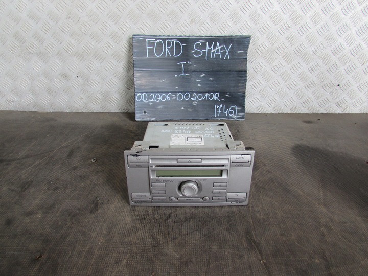 фото №1, Радио cd 6000cd ford s-max 06-10r.