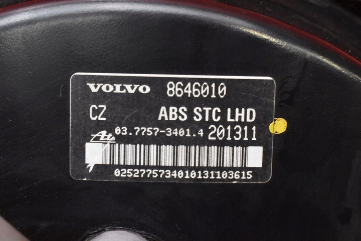 фото №7, Підсилювач насос гальмівна eu 8646010 volvo s80 1 i 2.4 b 170 km 98-06