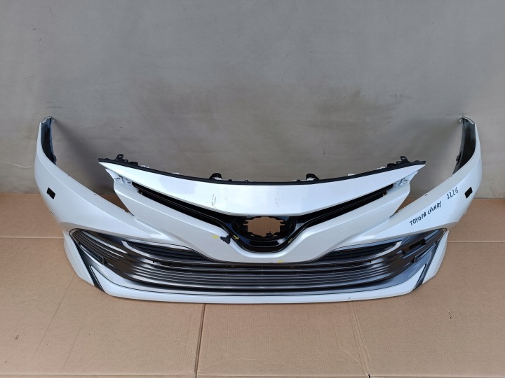 фото №11, Toyota camry 8 viii 2017-2021 бампер передній 4xpdc омивачі