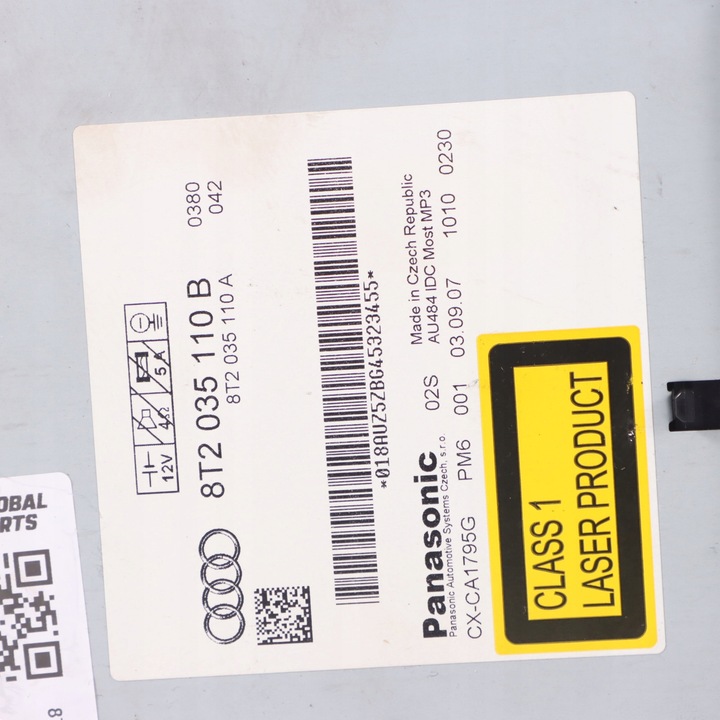 фото №11, Audi a5 8t радио head unit навигация cd dvd player changer 8t2035110b