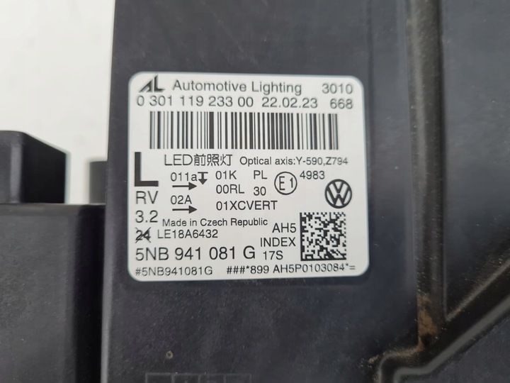 фото №14, Vw tiguan ii 5nb рестайлінг повний led matrix iq light 5nb941081g 5nb941082g вигідна пропозиція
