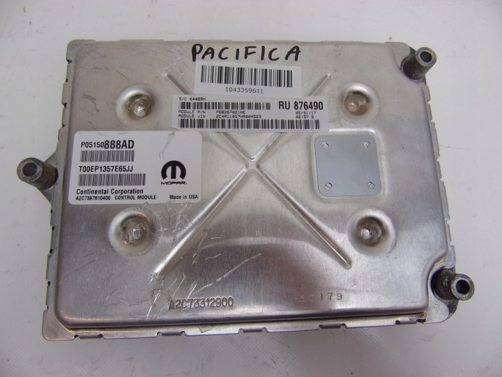фото №6, Chrysler pacifica 3.6 16- компютер двигуна 05150888ad 68267021ae