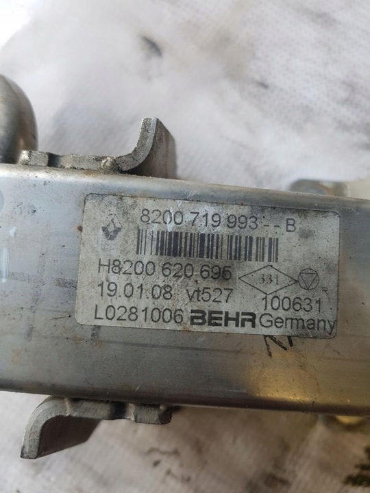 фото №2, Радиатор egr 2.0dci koleos i 8200719993b