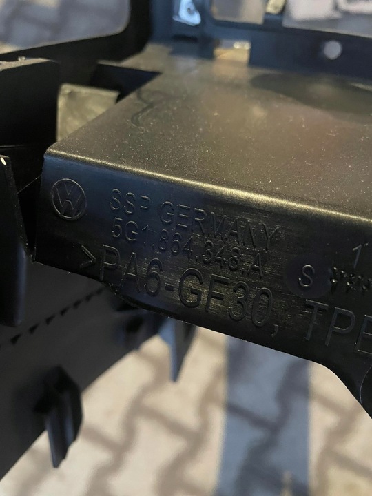 фото №7, Vw golf 7 vii тунель середній шкіра захист колонки 5g1864348a