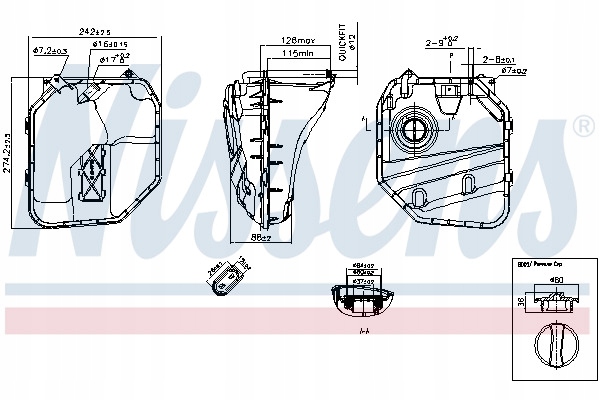 фото №9, Бачок расширительный жидкости охлаждающей nissens