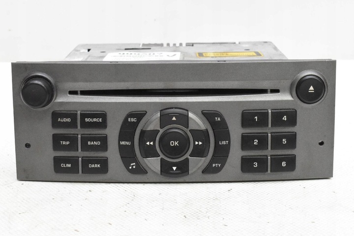 фото №1, Радіо радіопрогравач cd peugeot 407 1 i 04-10