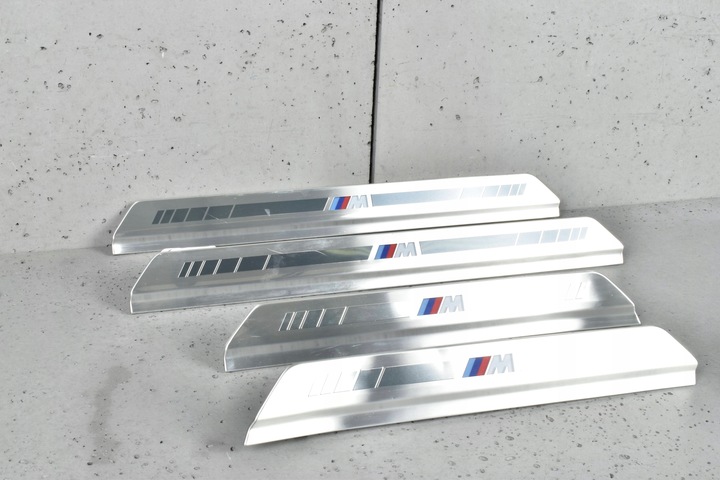 фото №3, Bmw 7 g70 защитные накладки порогов защита планка декоративная м-пакет m led