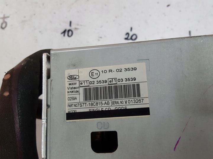 фото №4, Ford mondeo mk4 07-09r радіо 6000cd радіопрогравач