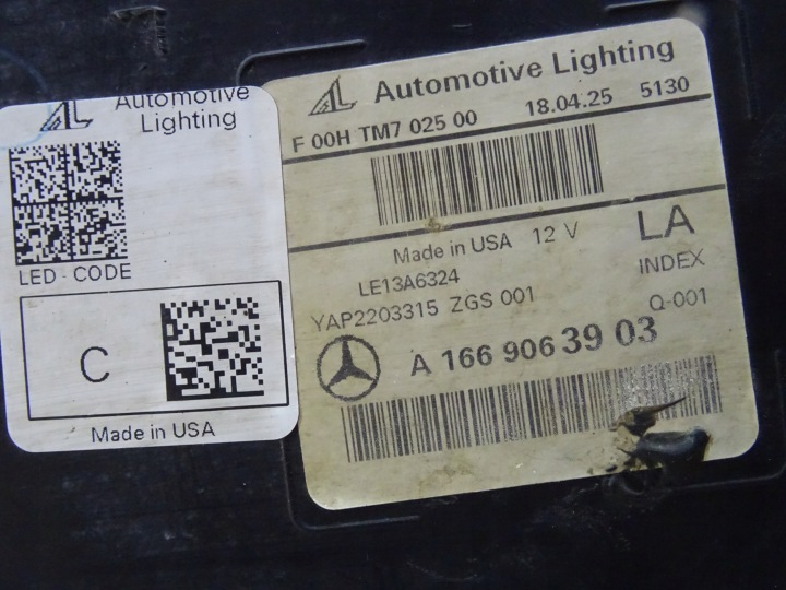фото №10, Фара ліва mercedes gle w166 a1669063903 w292 повний led gls llu