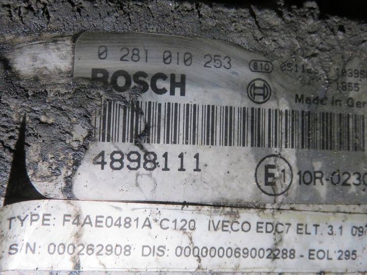 фото №6, Двигатель iveco eurocargo i-iii 3.9 d 170 km f4ae0481a комплектный