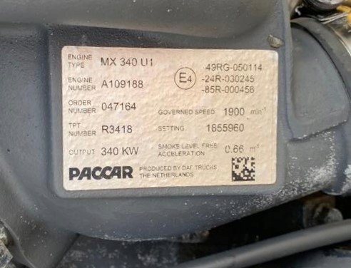 фото №9, Комплектный двигатель mx 340u1 daf xf cf 105 460 510 km