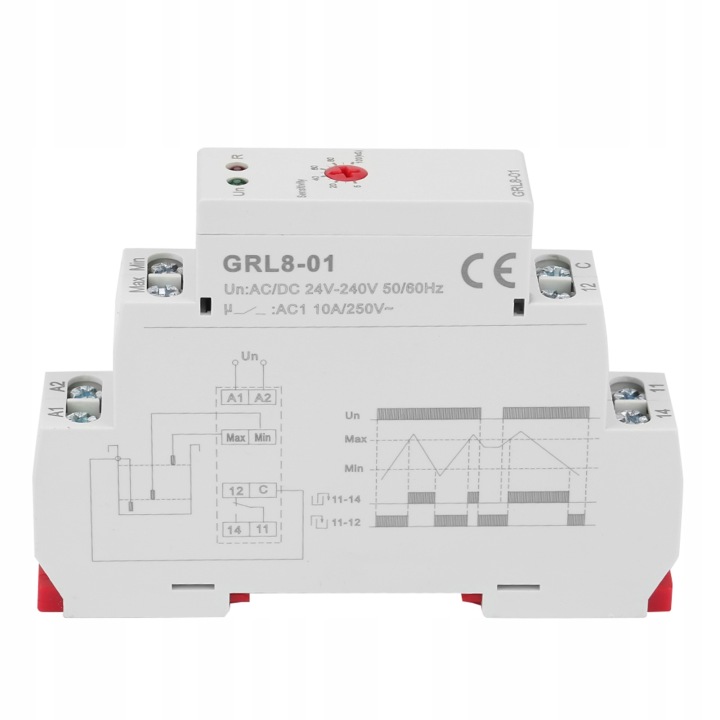 фото №11, Реле контроля уровня жидкости 10a 24–240v ac/dc din