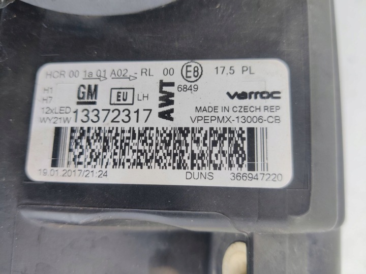 фото №14, Фара led левая opel meriva b рестайлинг 13372317