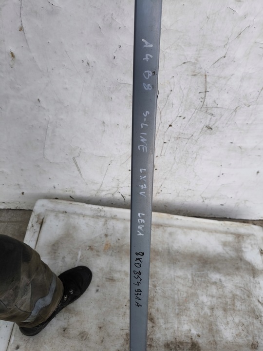 фото №14, Планка порогова ліва audi a4 b8 s line 8k0854931a lx7v оригінал !!!