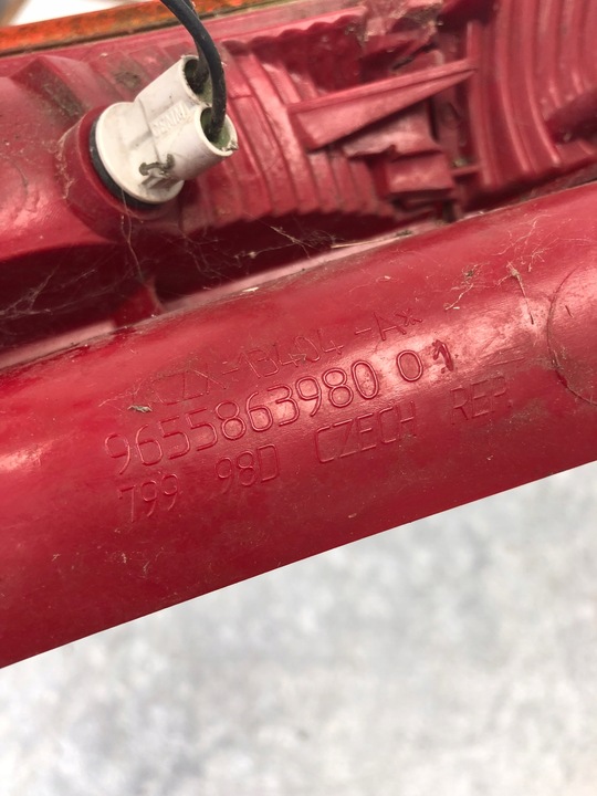 фото №6, Лампа праві зад citroen c4 i 5d 9655863980