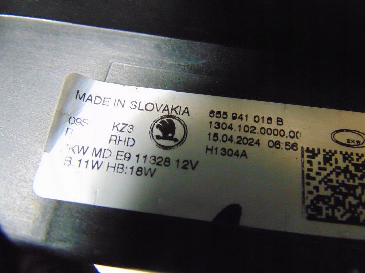 фото №16, Правая фара перед skoda kamiq 655941016b европа