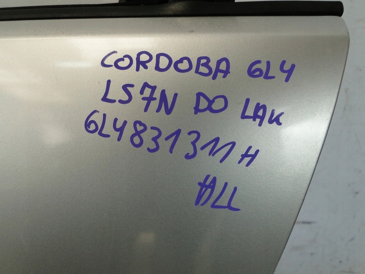 фото №5, Двері лівий перед seat cordoba 6l 6l4831311