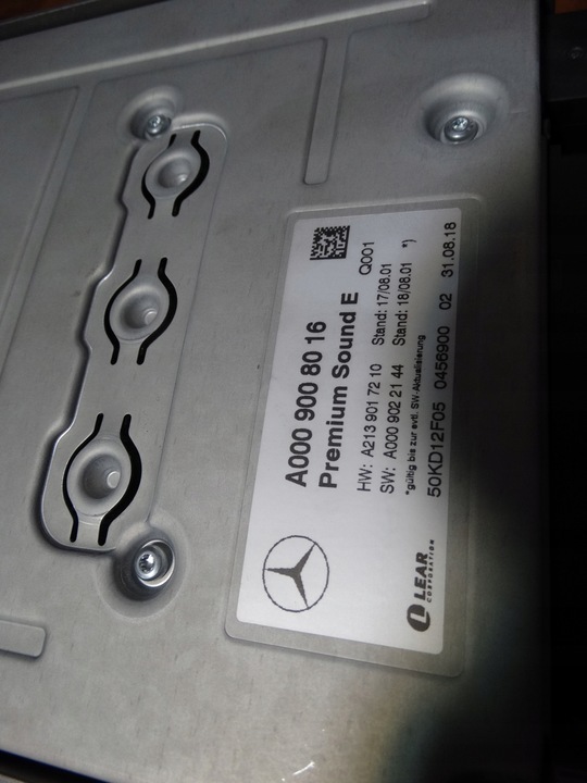 фото №5, Підсилювач burmester mercedes w213 w257 w290 1