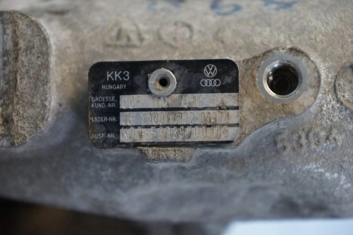 фото №8, Турбіна турбонагнітач 06f145701e audi tt 8j 2.0 tfsi a3