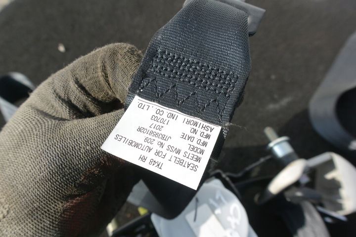 фото №9, Mazda cx9 ii 16- pas безопасности зад левый правый