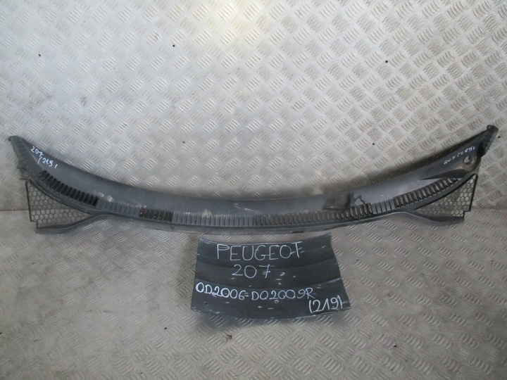 фото №8, Панель под лобовым стеклом peugeot 207 06-09r 96818458